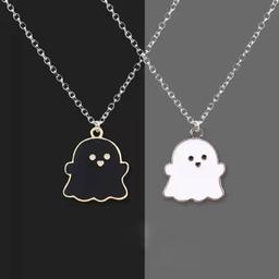 Cute Ghost BFF Necklace A Pair