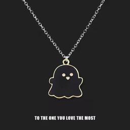 Cute Ghost BFF Necklace A Pair